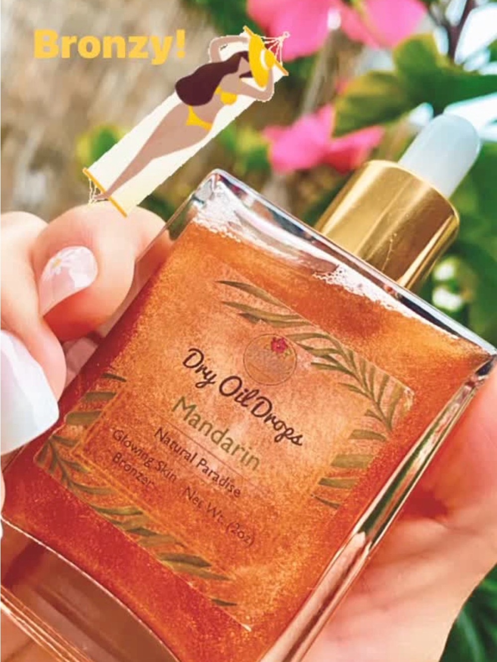Mandarin Shimmering Body Oil - Bronze Glow